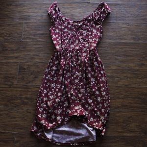 No Boi red flower dress